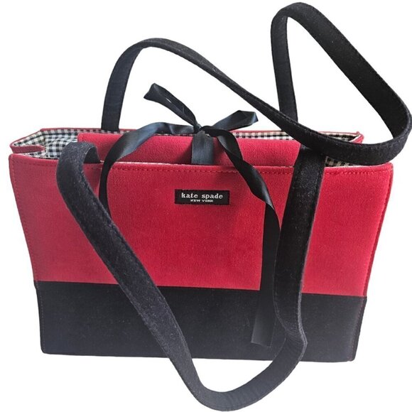 kate spade Handbags - Kate Spade New York Rare First Edition Collection Shoulder Fabric Bag